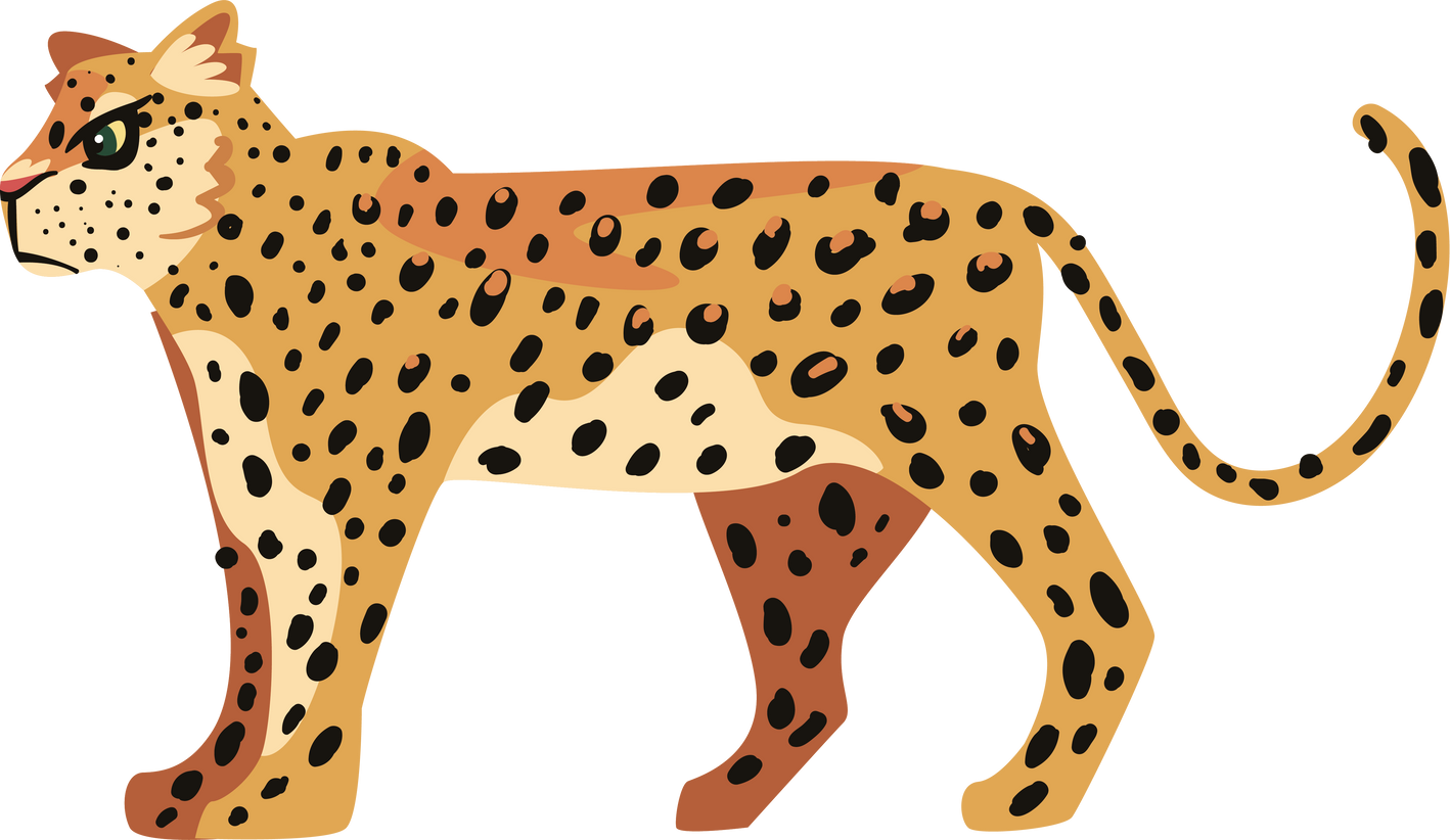 big leopard illustration