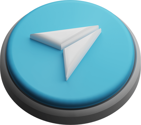 3D Paper Plane Icon